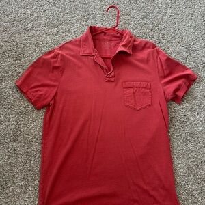 J. Crew Vibrant Red Men's Polo Shirt